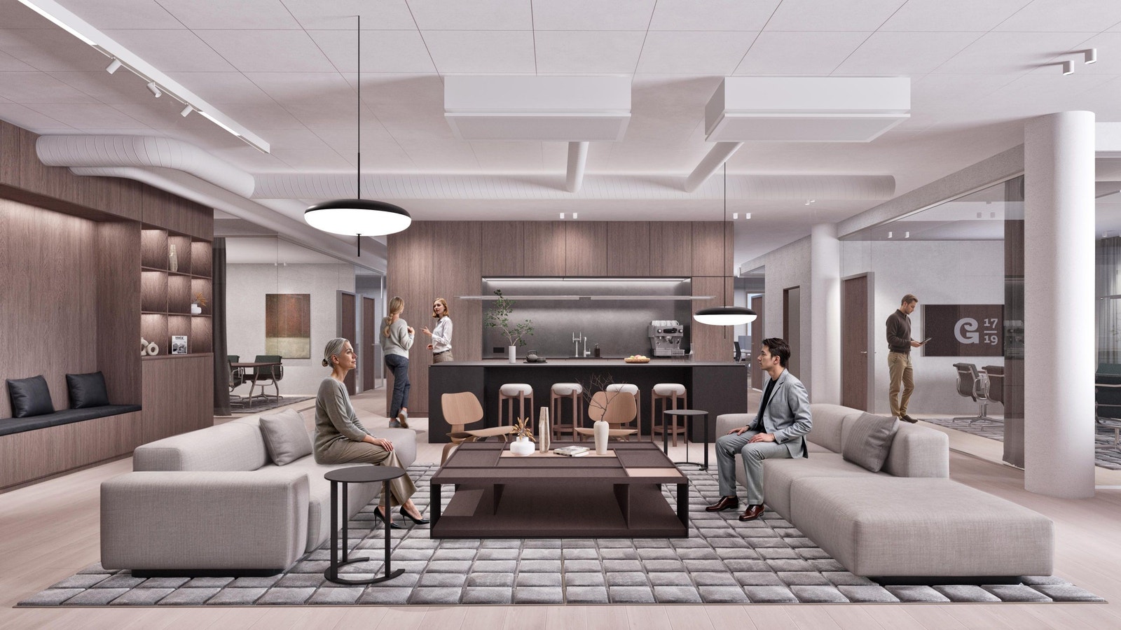 Illustrasjon: Sosial sone Galleribilde