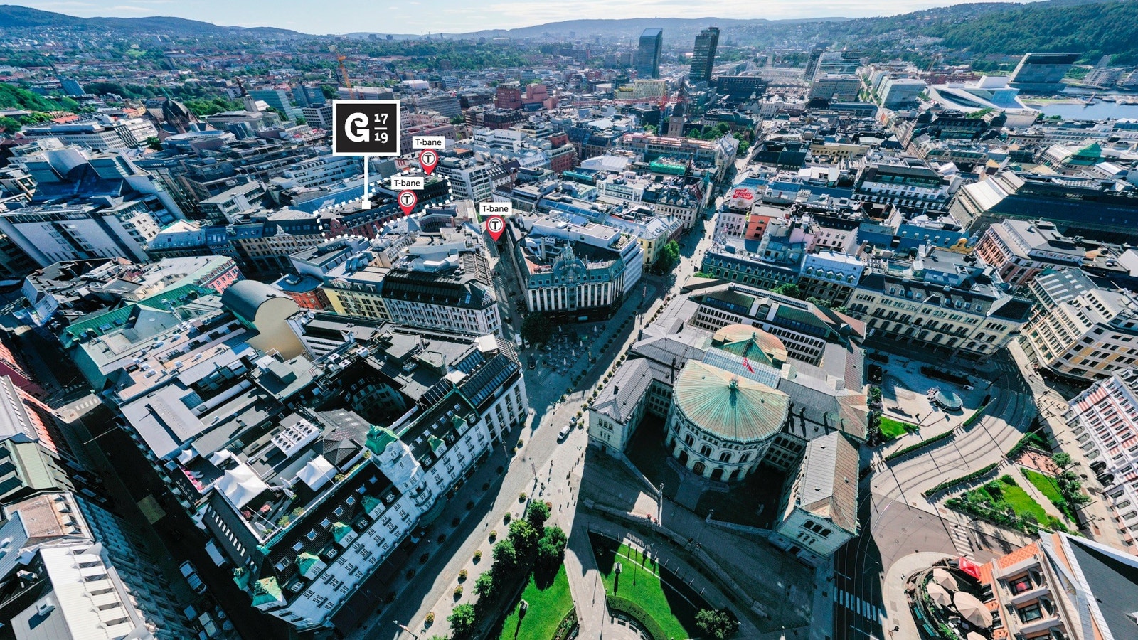 Midt i sentrum: det er store ord, men svært få eiendommer kan konkurrere med Grensen 17-19 når det gjelder beliggenhet. Galleribilde