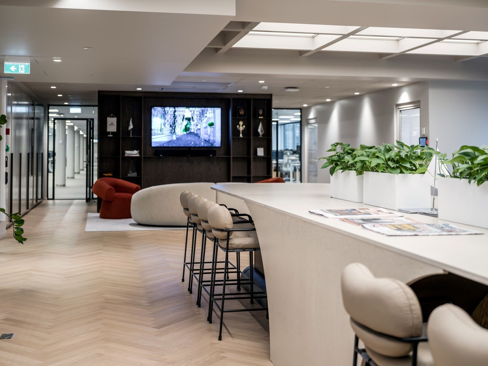 Til inspirasjon! Bilde fra oppgradert kontorlokale i eiendommen. Galleribilde