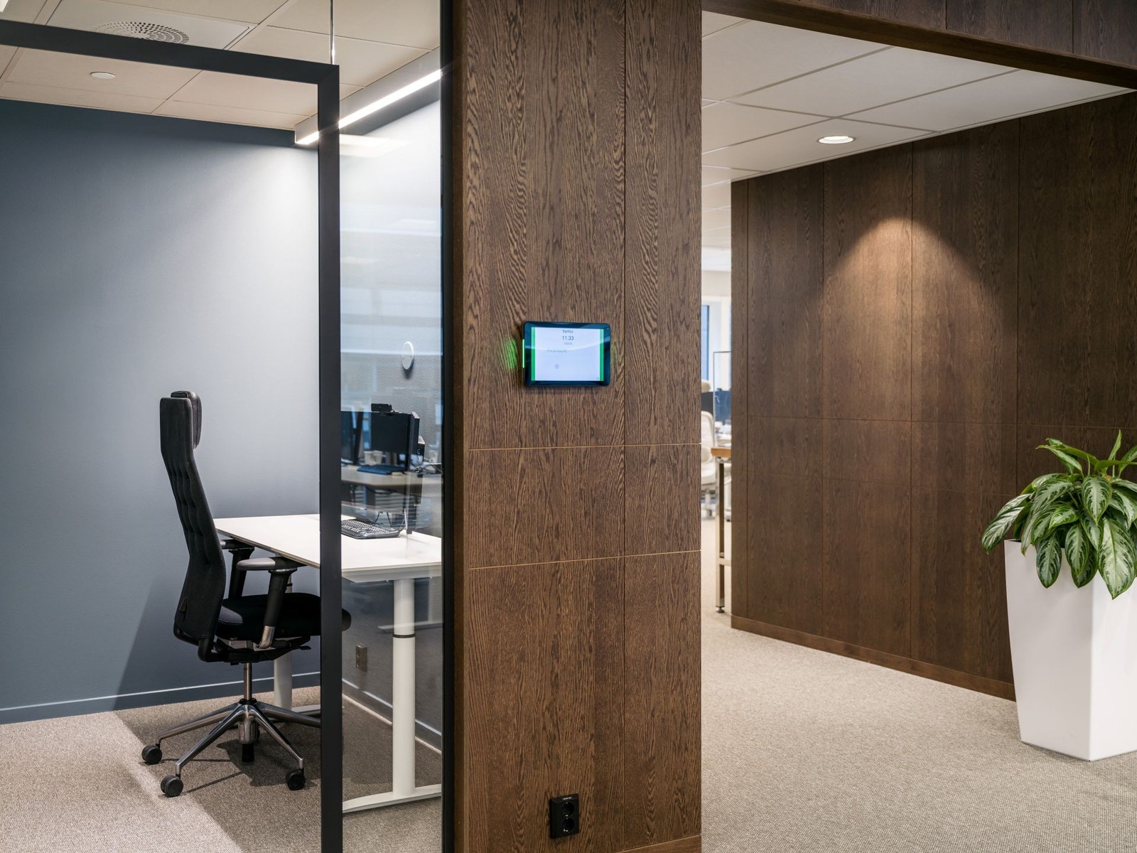 Til inspirasjon! Bilde fra oppgradert kontorlokale i eiendommen. Galleribilde