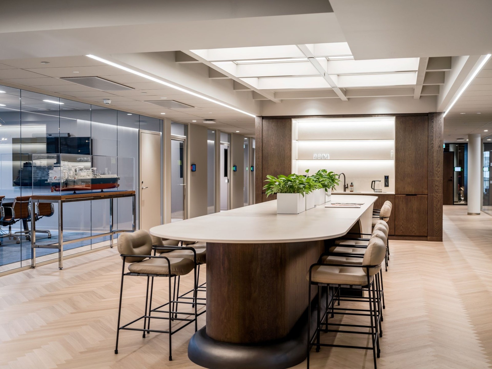 Til inspirasjon! Bilde fra oppgradert kontorlokale i eiendommen. Galleribilde