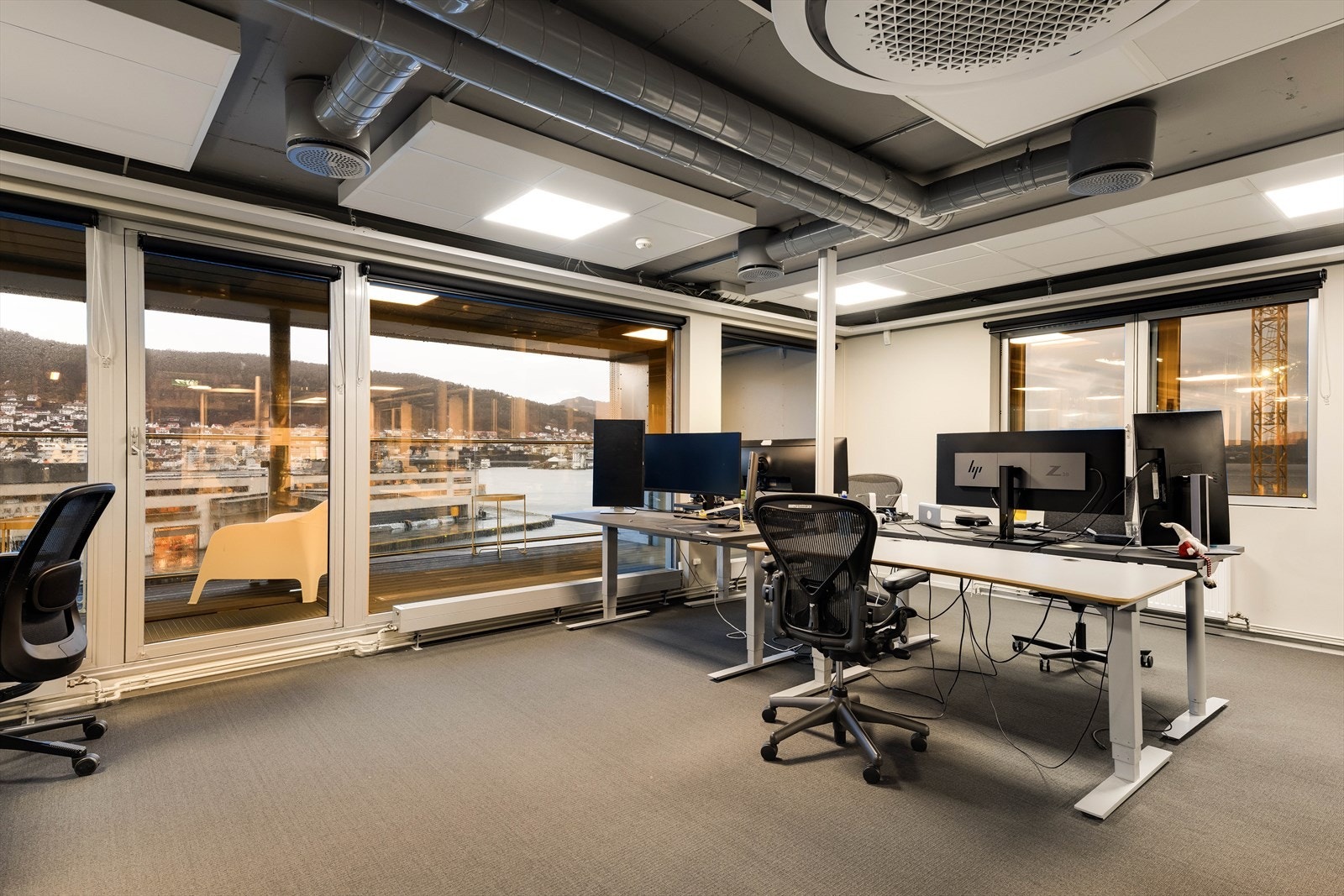 Kontorlandskap i 7. etg. Ledig areal BTA ca. 1327 m².