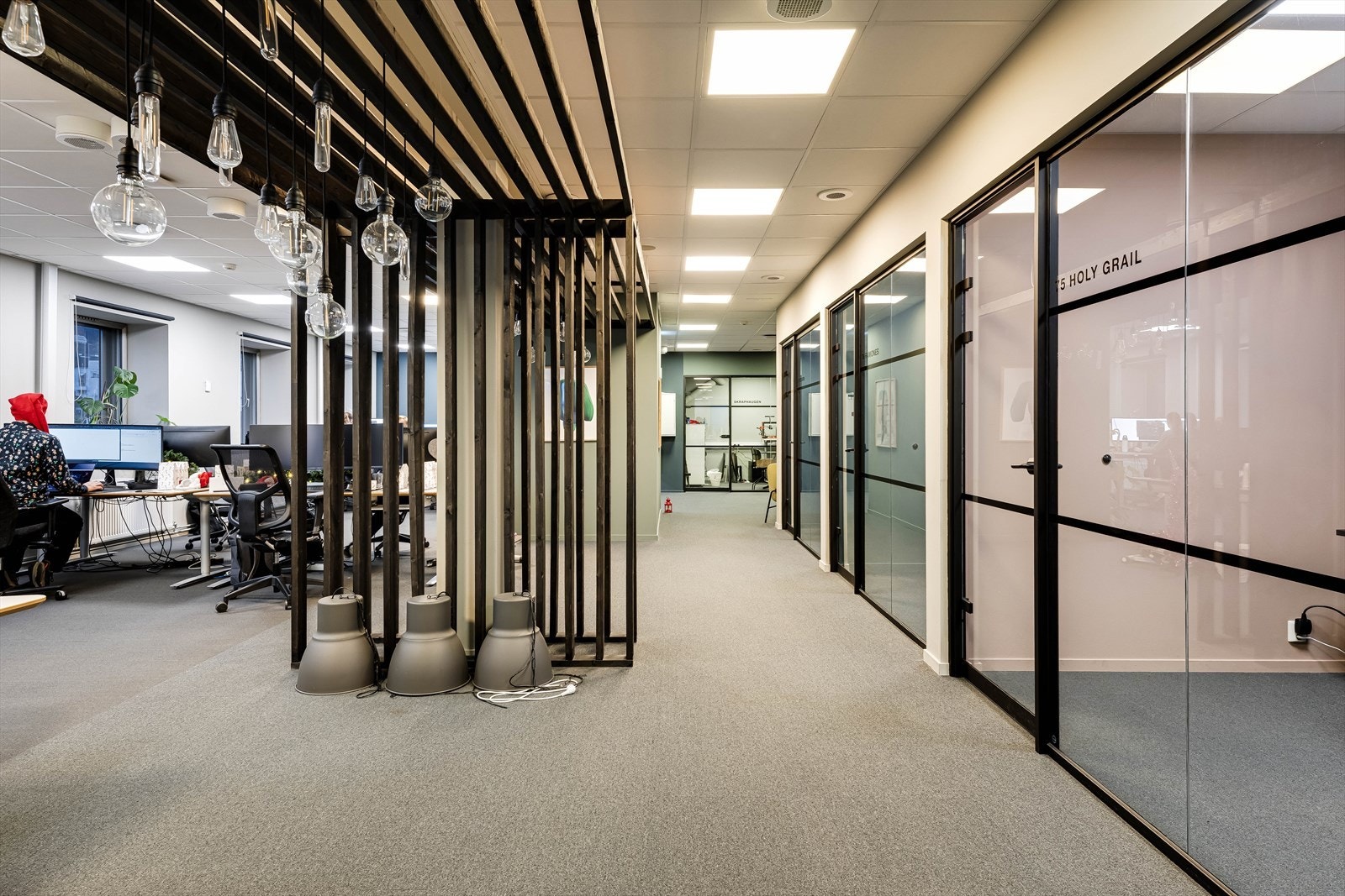 Kontorlandskap i 7. etg. Ledig areal BTA ca. 1327 m².