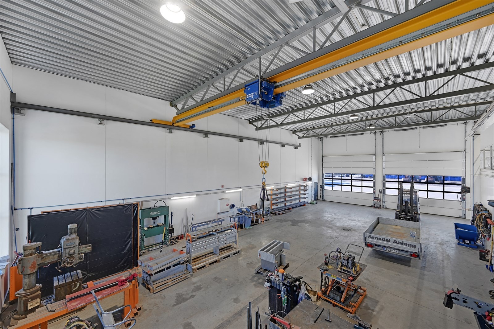 Traverskran kapasitet 5 tonn Galleribilde