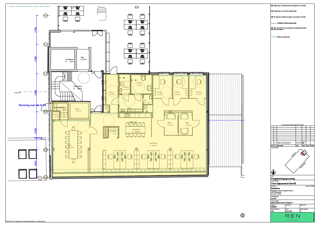 5.etg - Forslag til innredning Galleribilde