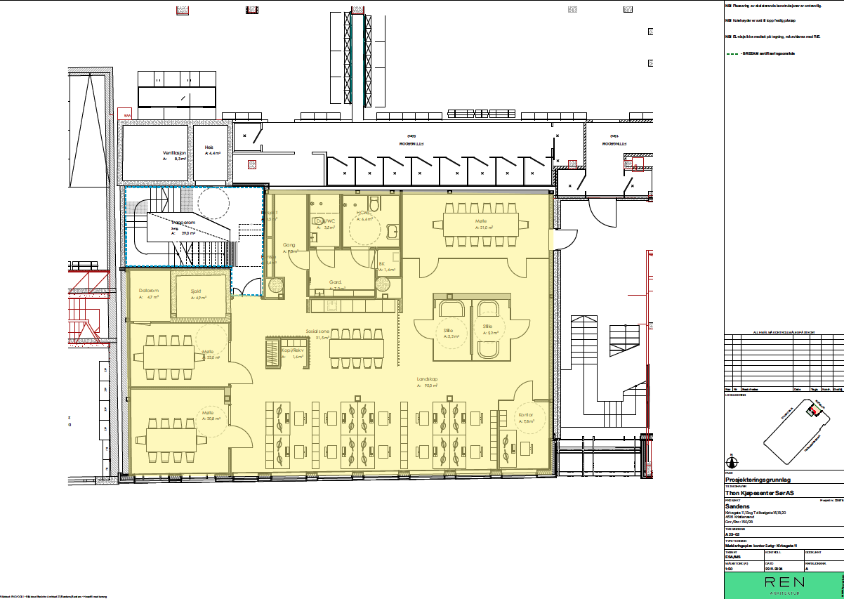 2.etg - Forslag til innredning Galleribilde