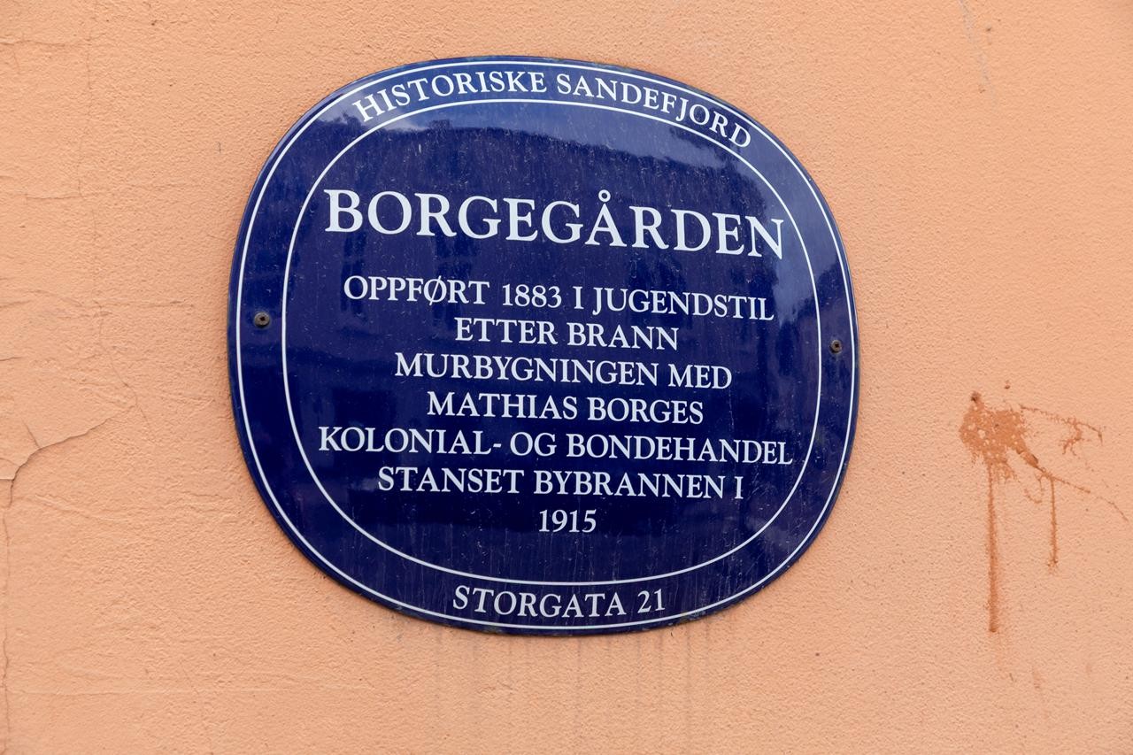 Kjent bygård i bybilde Galleribilde