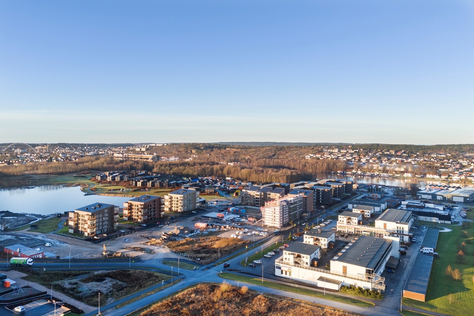Østsiden Storsenter, det bygges ca. 1500 nye boliger rett på andre siden av gaten. Galleribilde