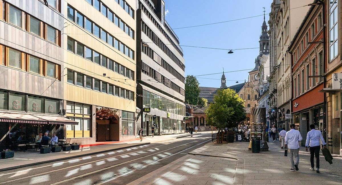 Storgata 8 ligger like ved Kirkeristen og 250 meter fra Oslo S og Jernbanetorget Galleribilde