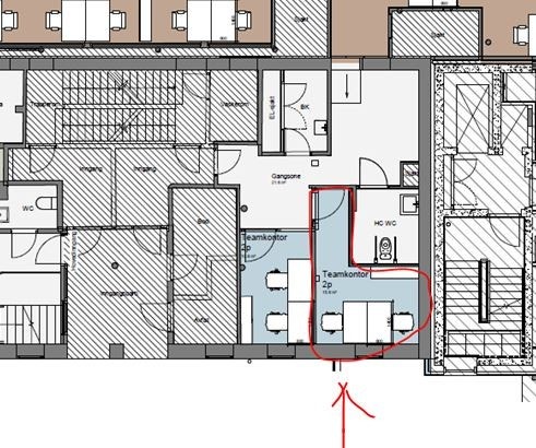 Plantegning Galleribilde