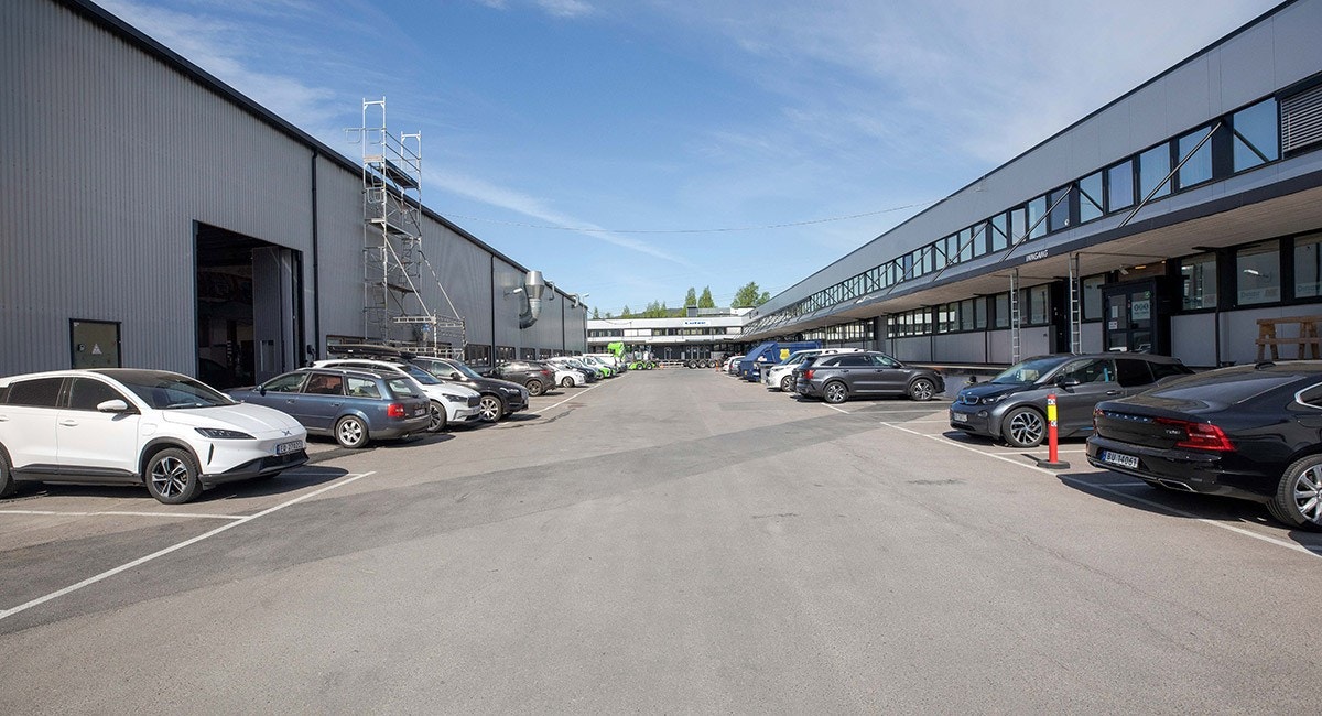 Eiendommen har god parkeringsdekning Galleribilde