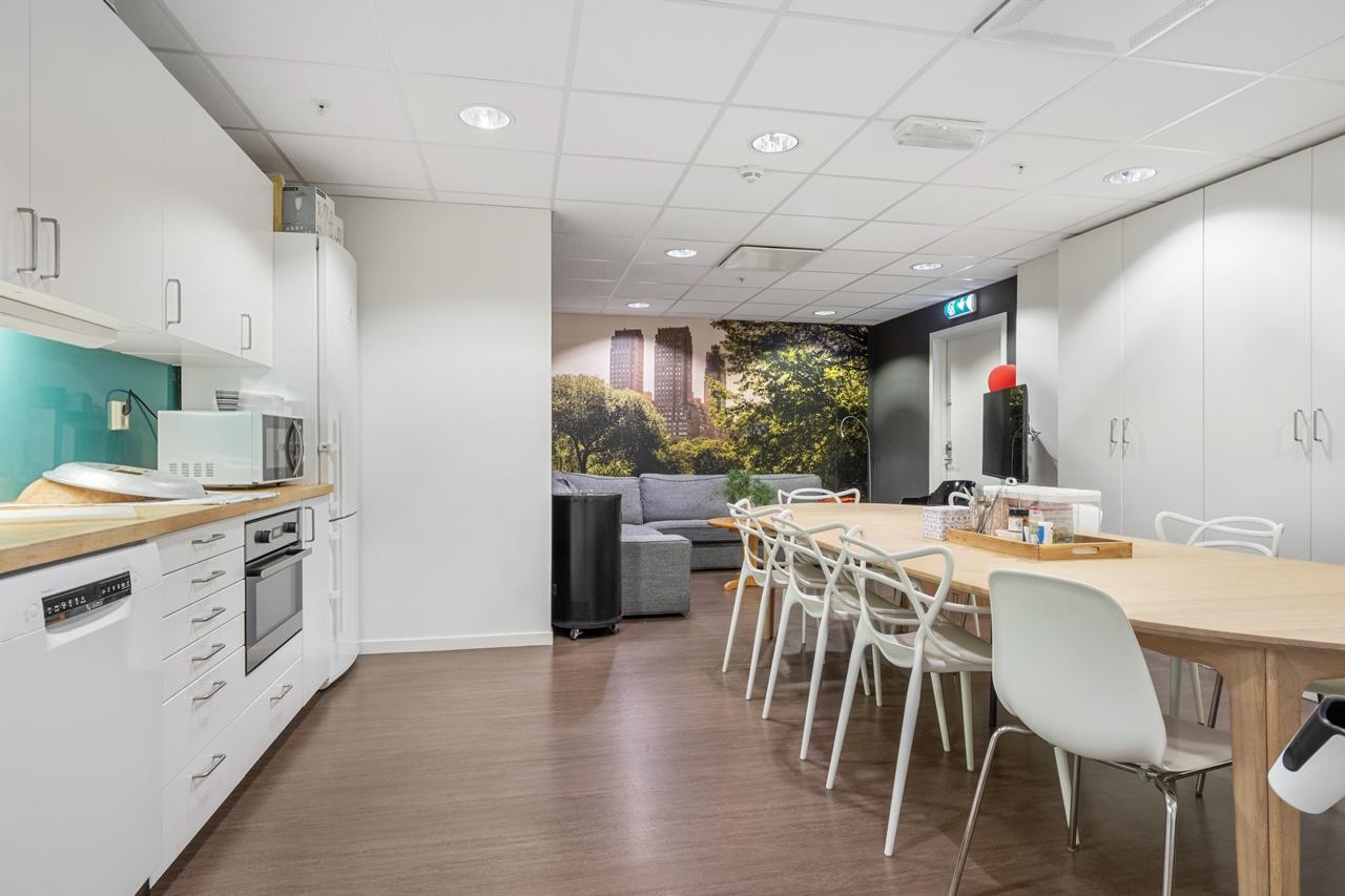 Spiserom med kjøkken Galleribilde