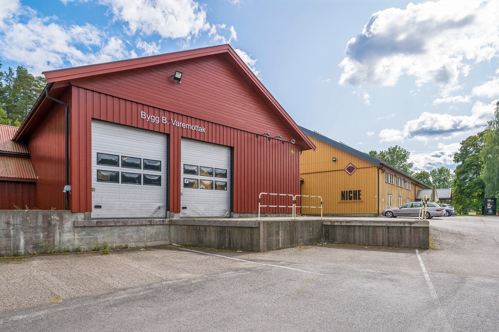 KJøreport og ramper bygg B, kaldtlager Galleribilde