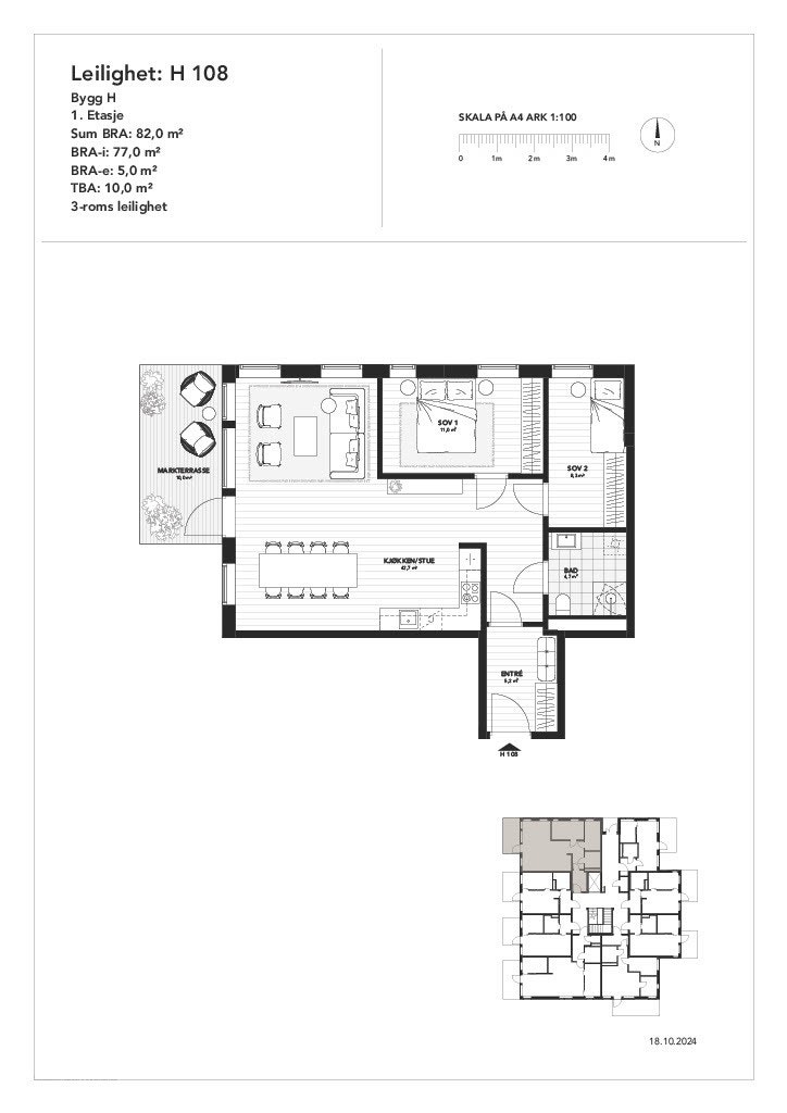 Plantegning H108.jpg Galleribilde