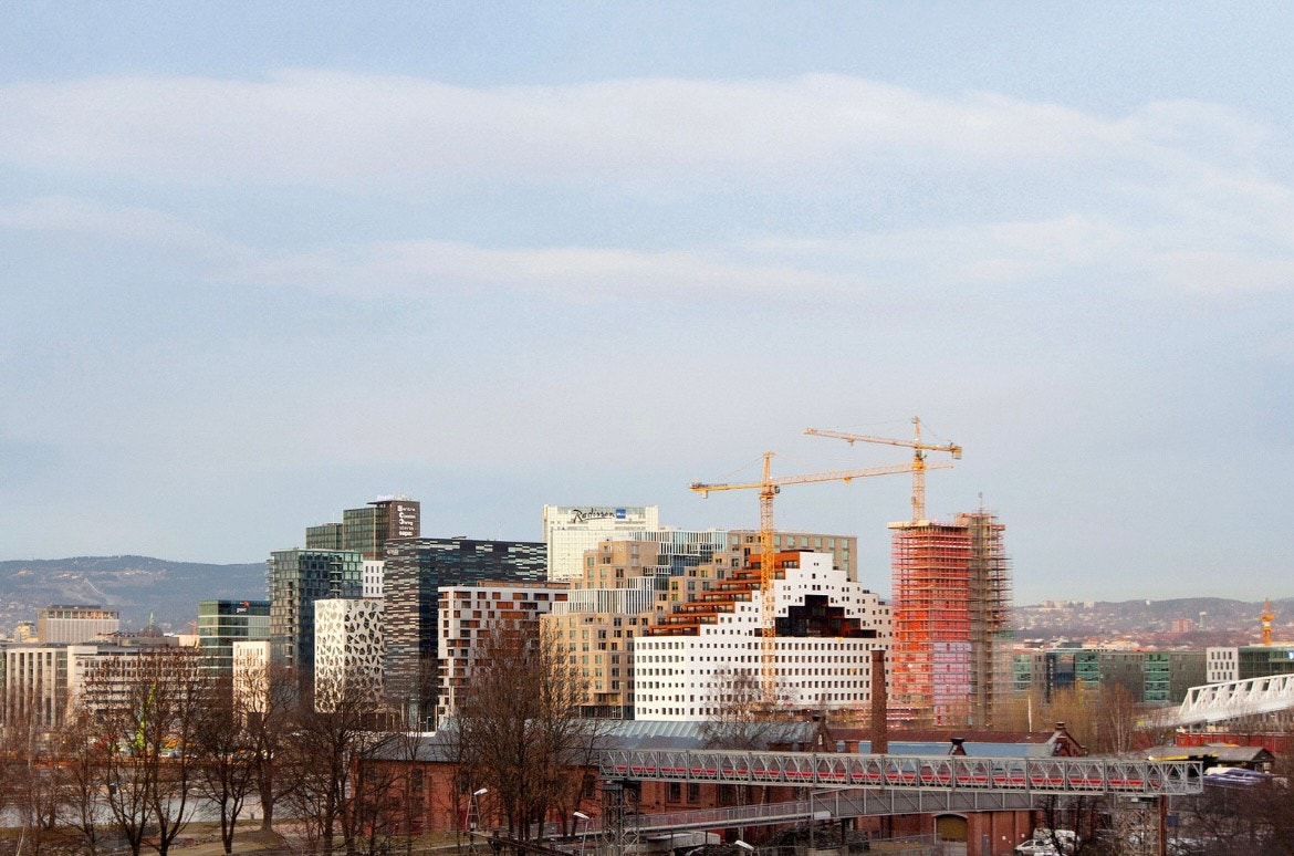 Fin utsikt til Bjørvika. Galleribilde