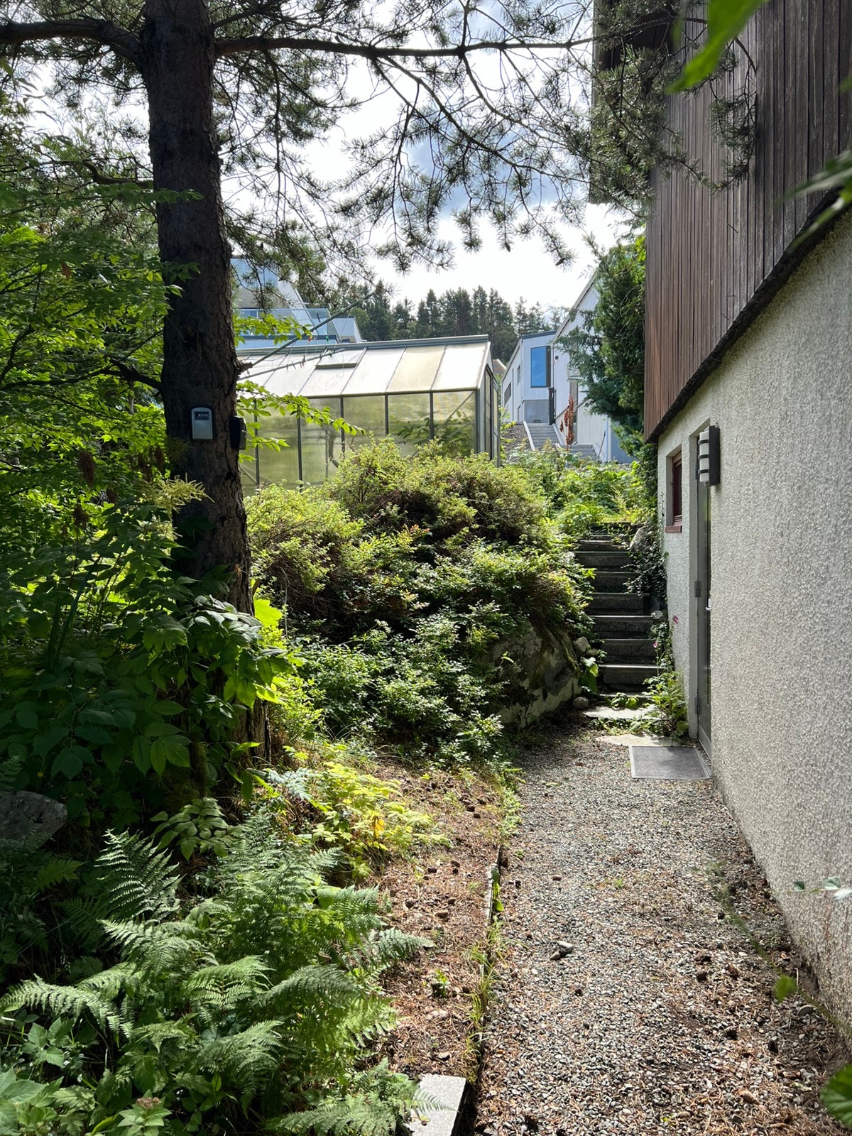 Egen inngang på siden av huset Galleribilde