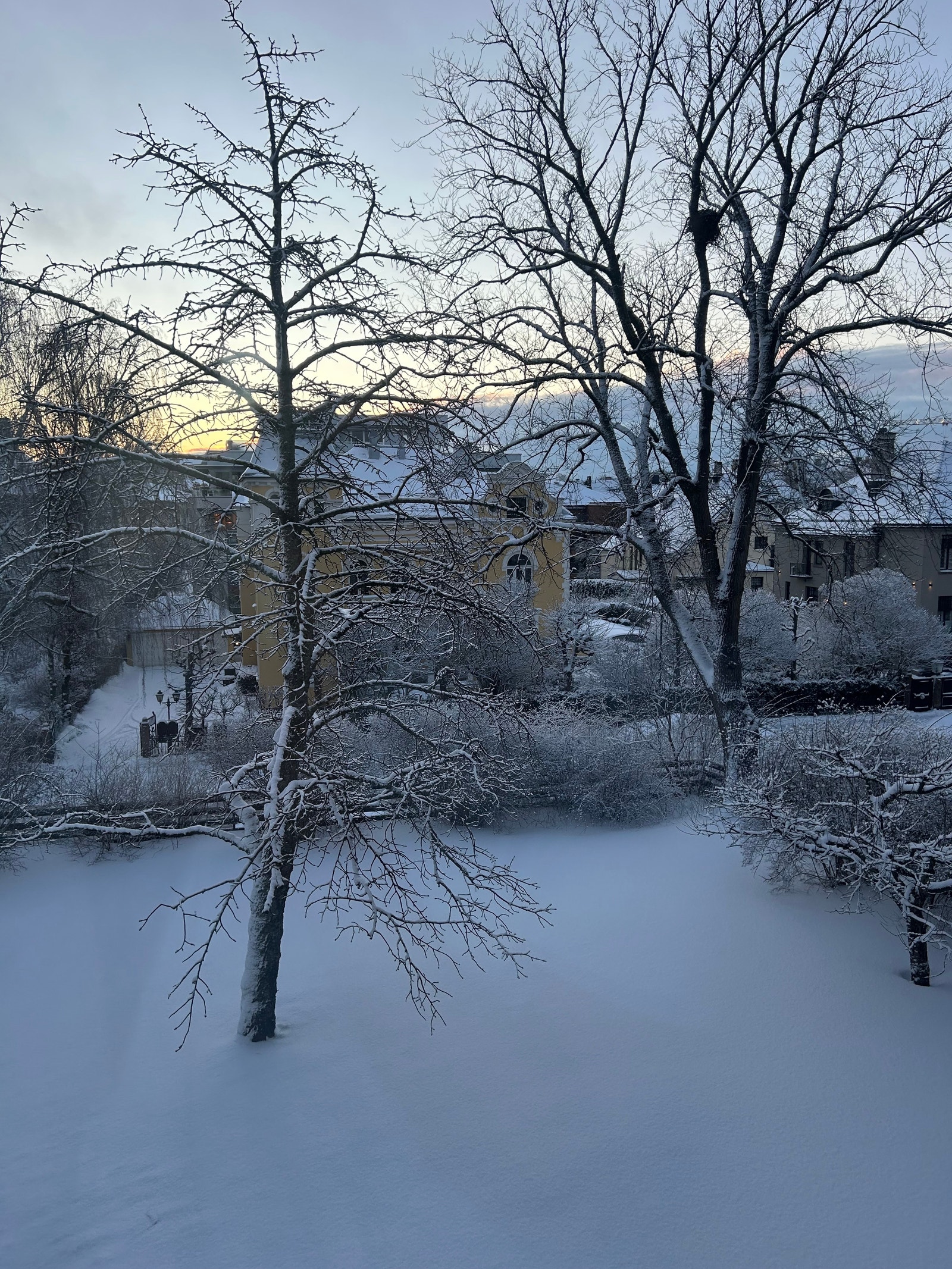 Utsikt soverom - vinter Galleribilde