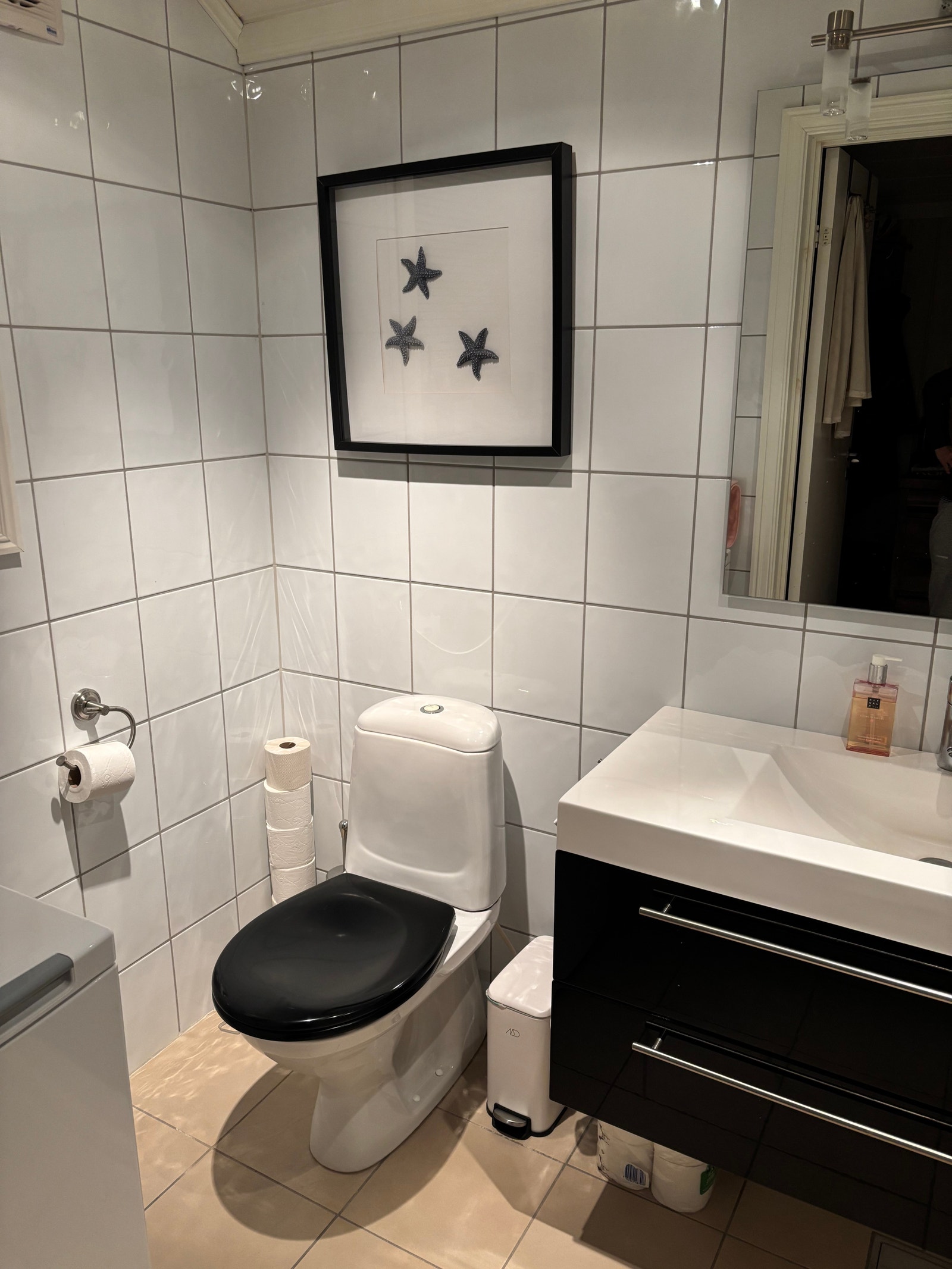 Bad m/vaskemaskin Galleribilde