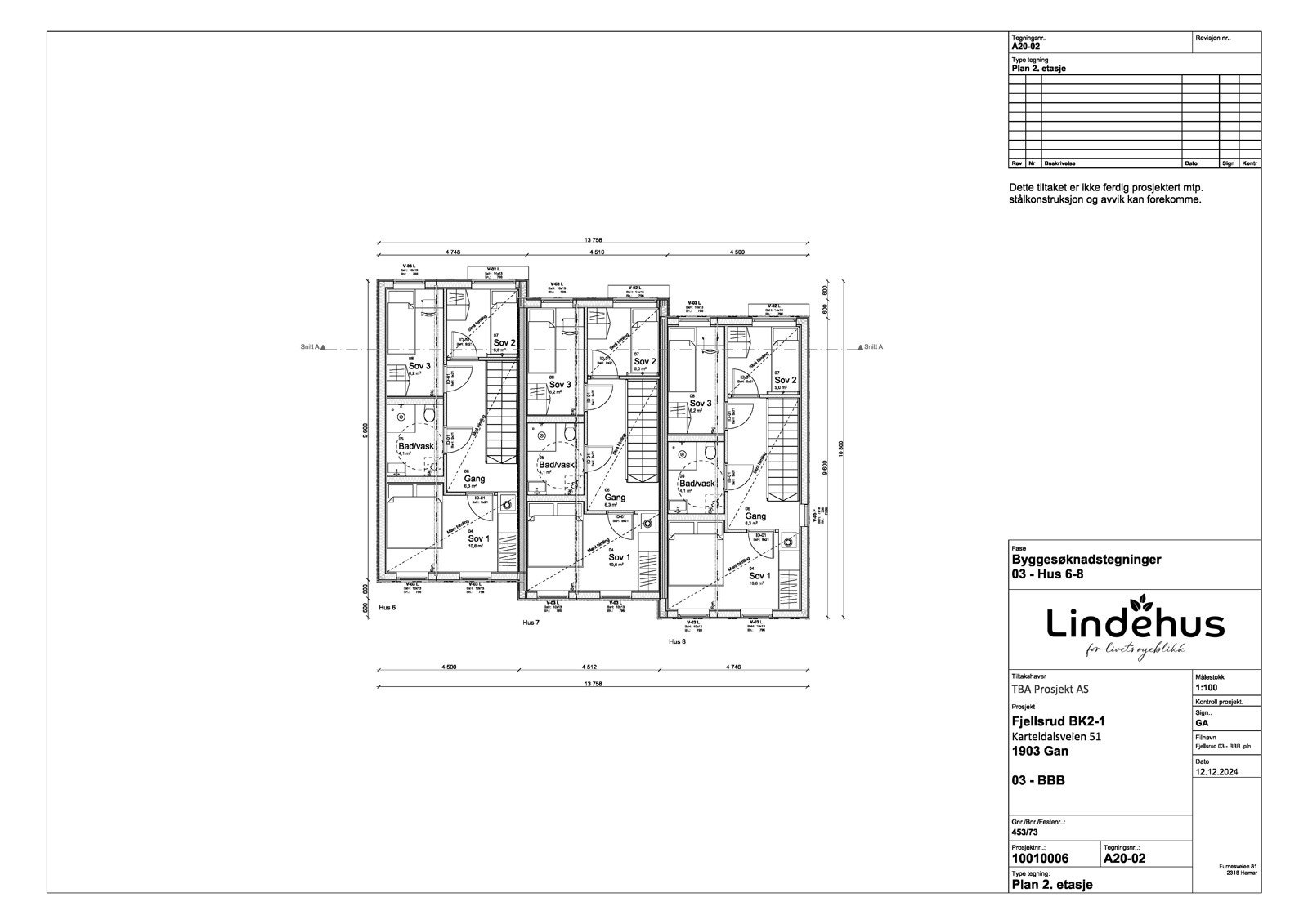 Plantegning 2. etasje. Galleribilde