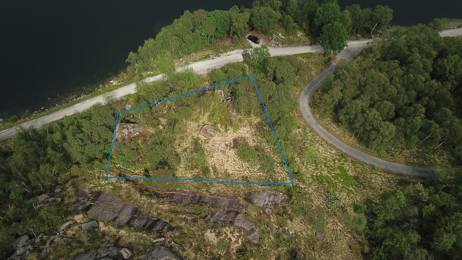 Streker som viser tomt. Galleribilde