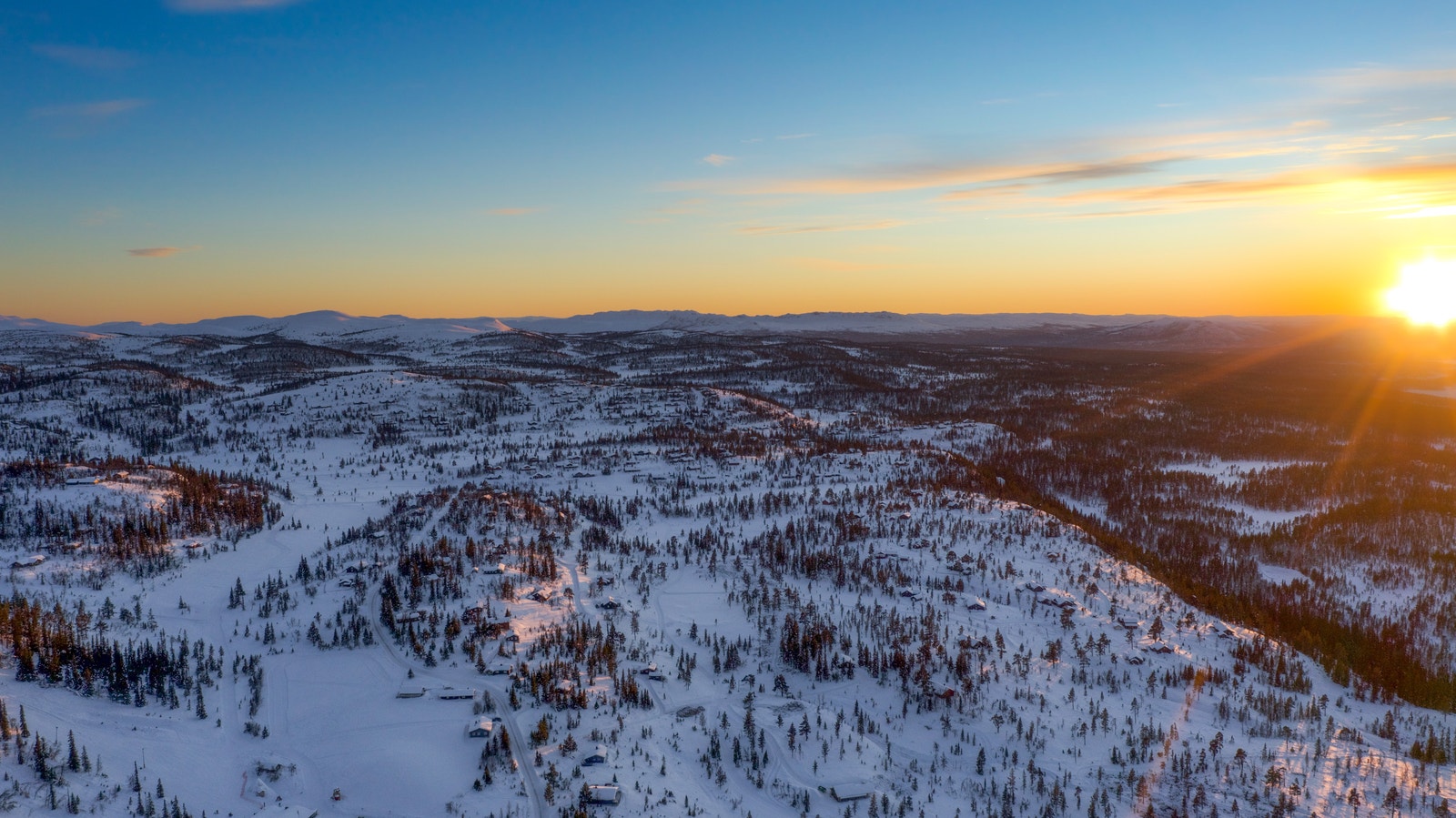 Oversikt over området, med nydelig utsikt. Galleribilde