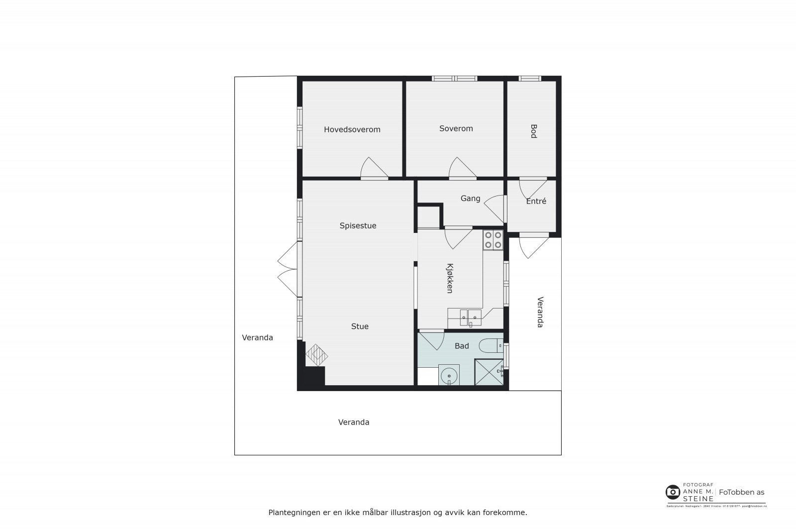 Romløsning / plantegning Galleribilde