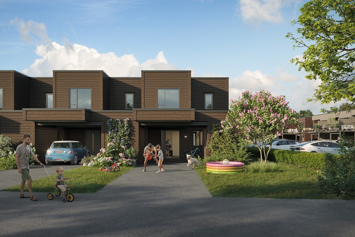 Inngangsparti hus 76-78 Galleribilde