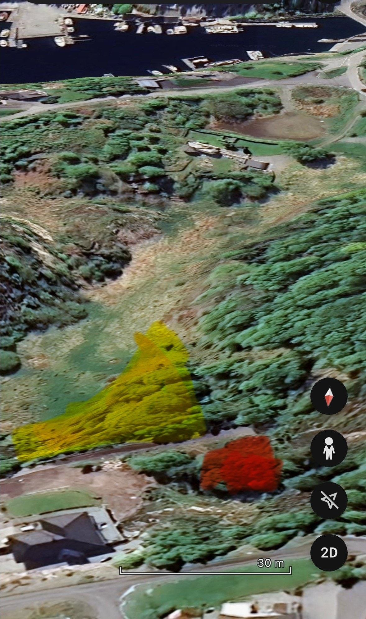 Rød er 34-117, Gul ureg. eiendom. Galleribilde