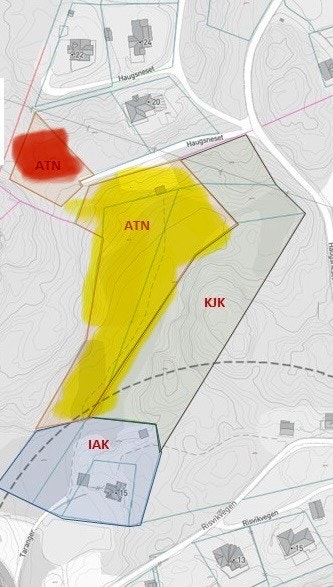 Rød er 34-117, Gul ureg. eiendom. Galleribilde