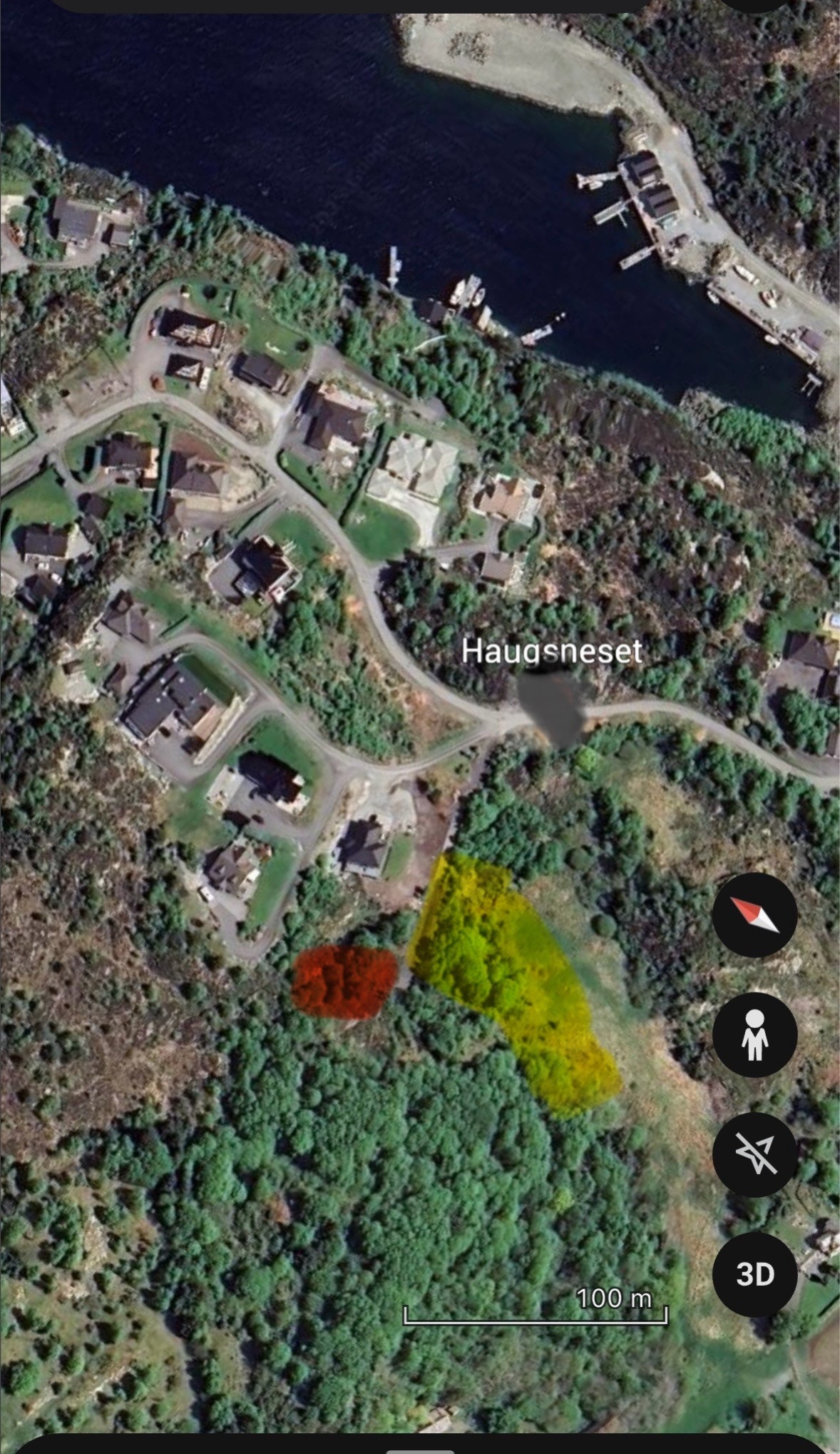 Rød er 34-117, Gul ureg. eiendom. Galleribilde