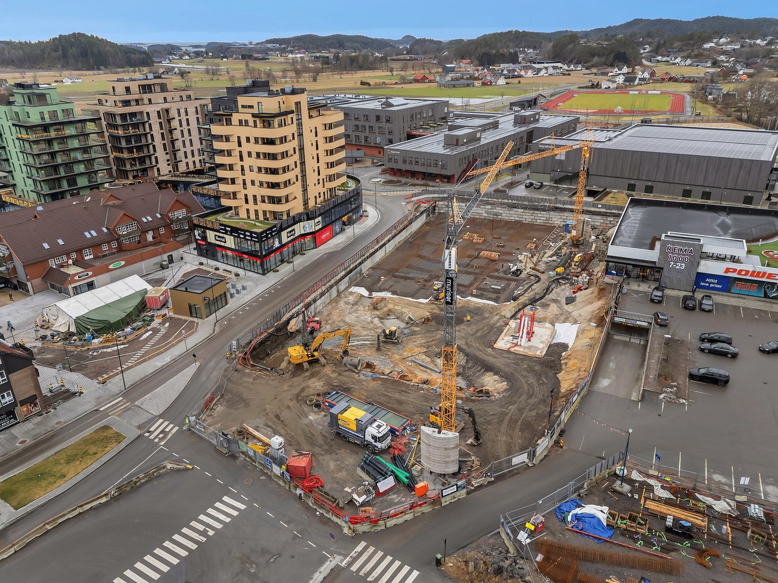 Dronebilde februar Galleribilde