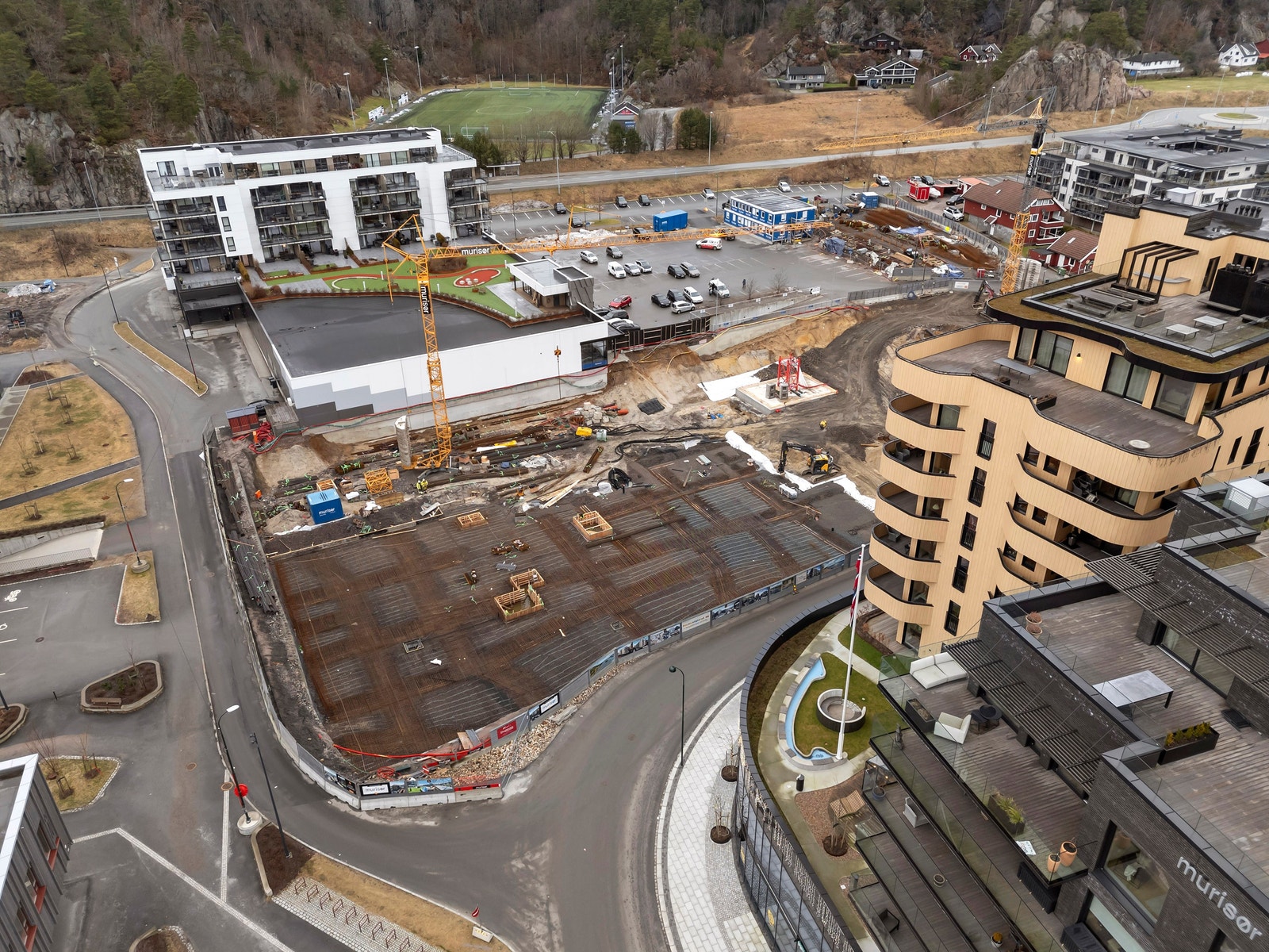 Dronebilde februar Galleribilde