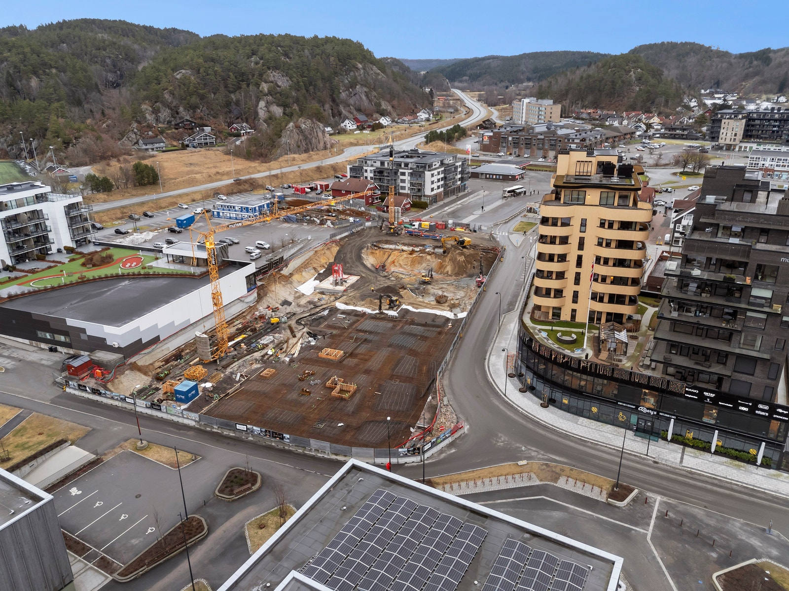 Dronebilde februar Galleribilde