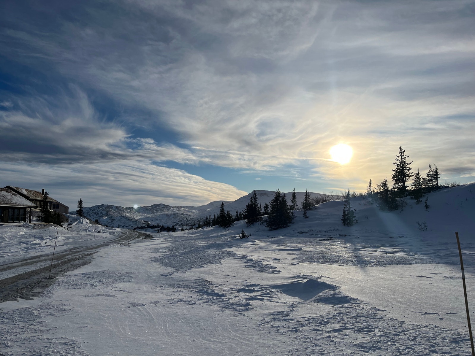 Utsyn fra hyttetomt Galleribilde