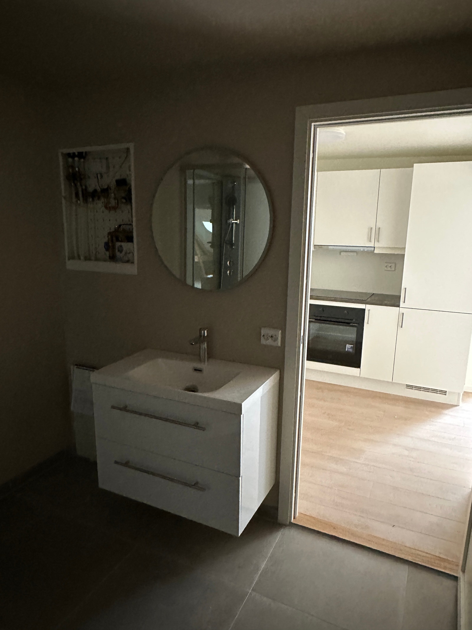 Bad før lyset ble montert. Bad 302 Galleribilde