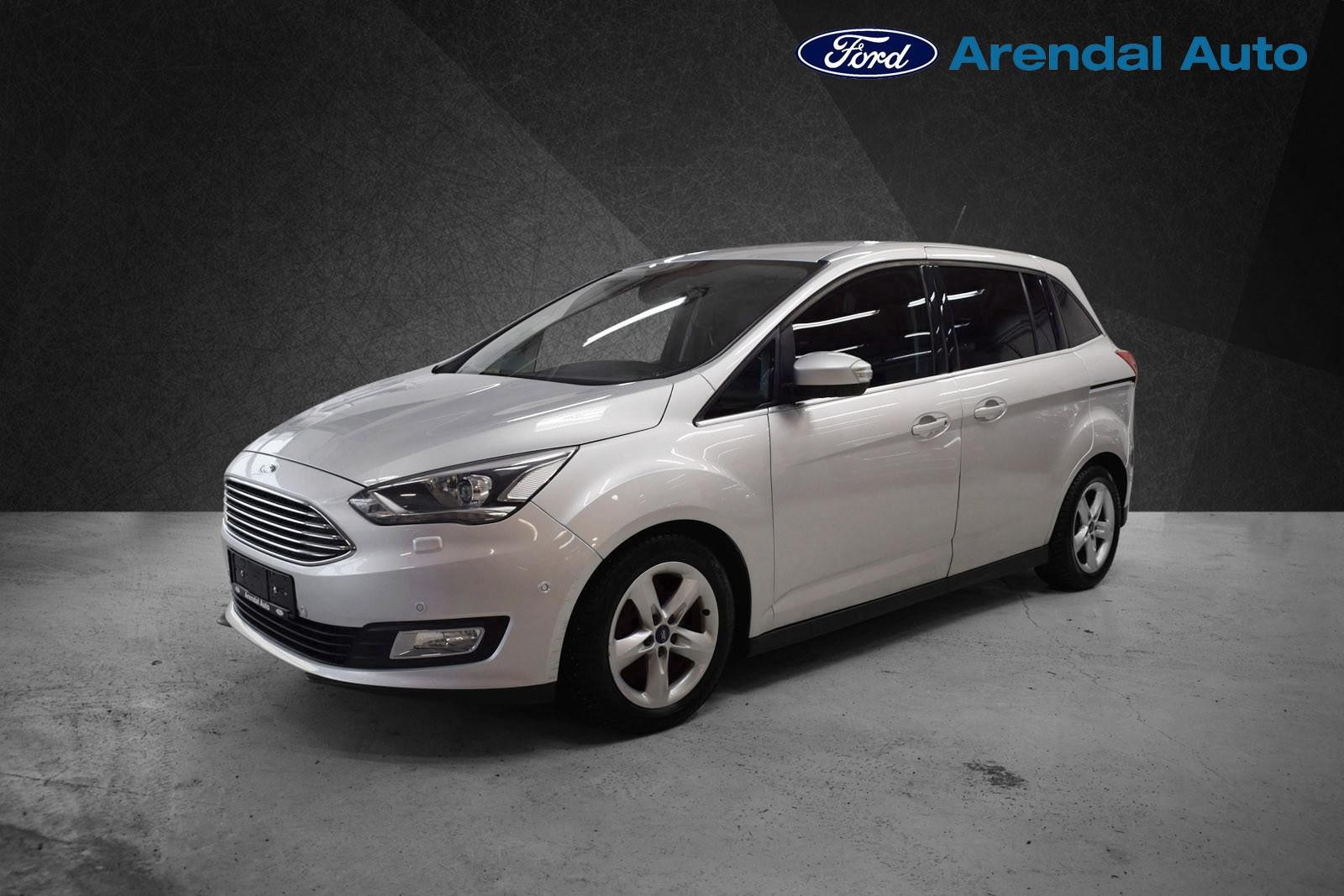 Ford Grand C-MAX 1,0 125HK Titanium H.feste/7.seter/Xenon/BT/PDC/DAB++