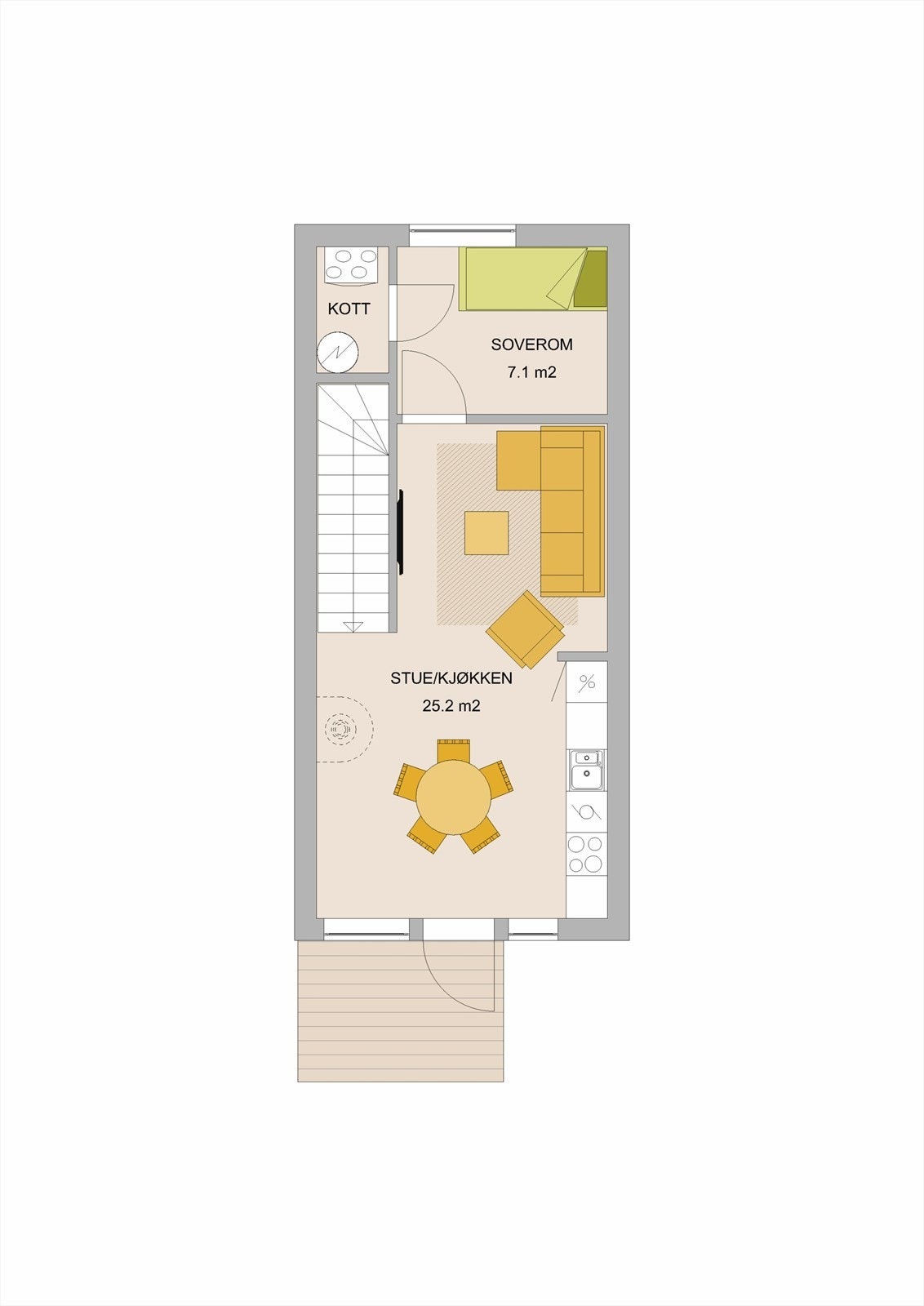 Plantegning 2. etg. Galleribilde