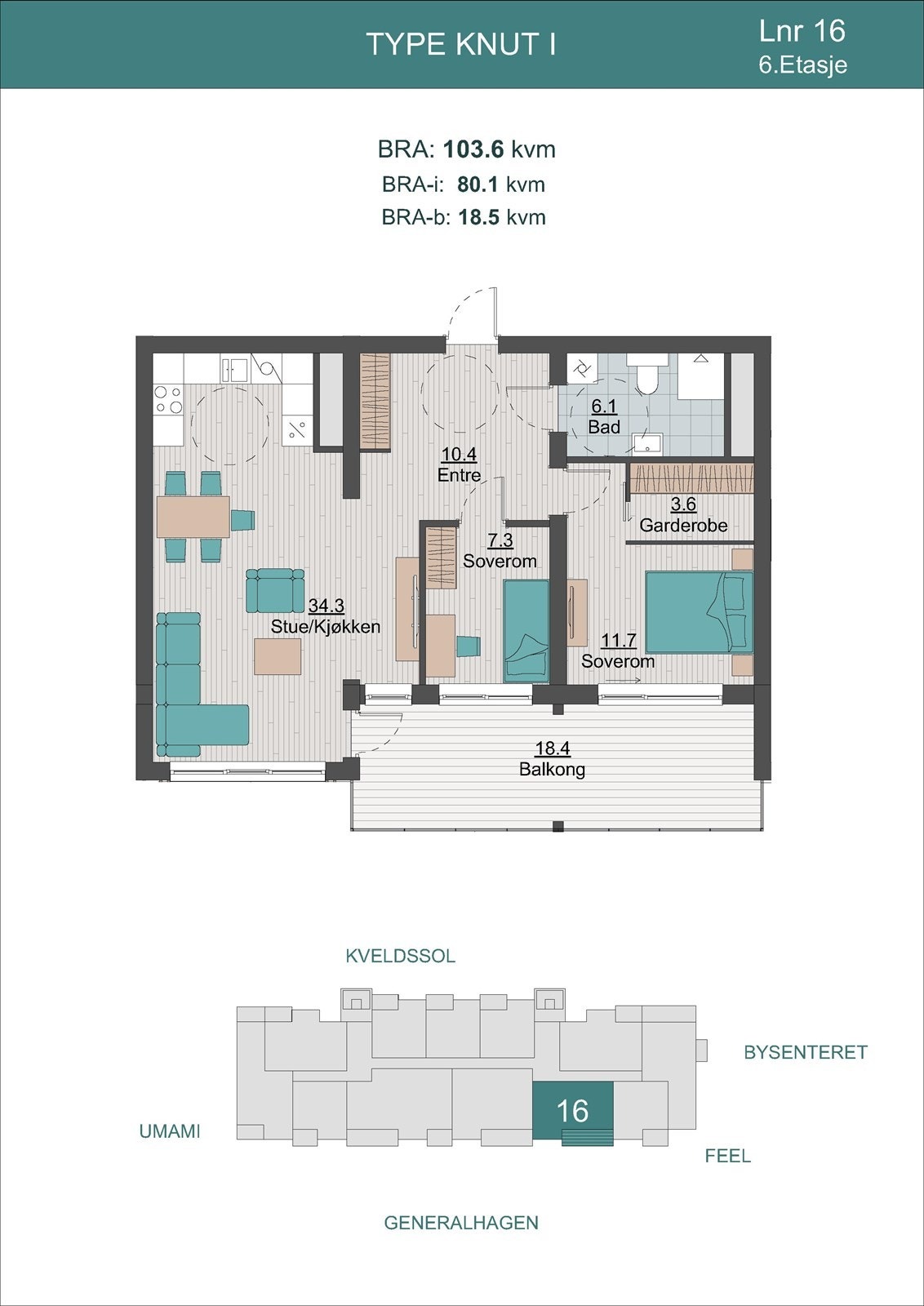 Plantegning Lnr 16 Type Knut I Galleribilde