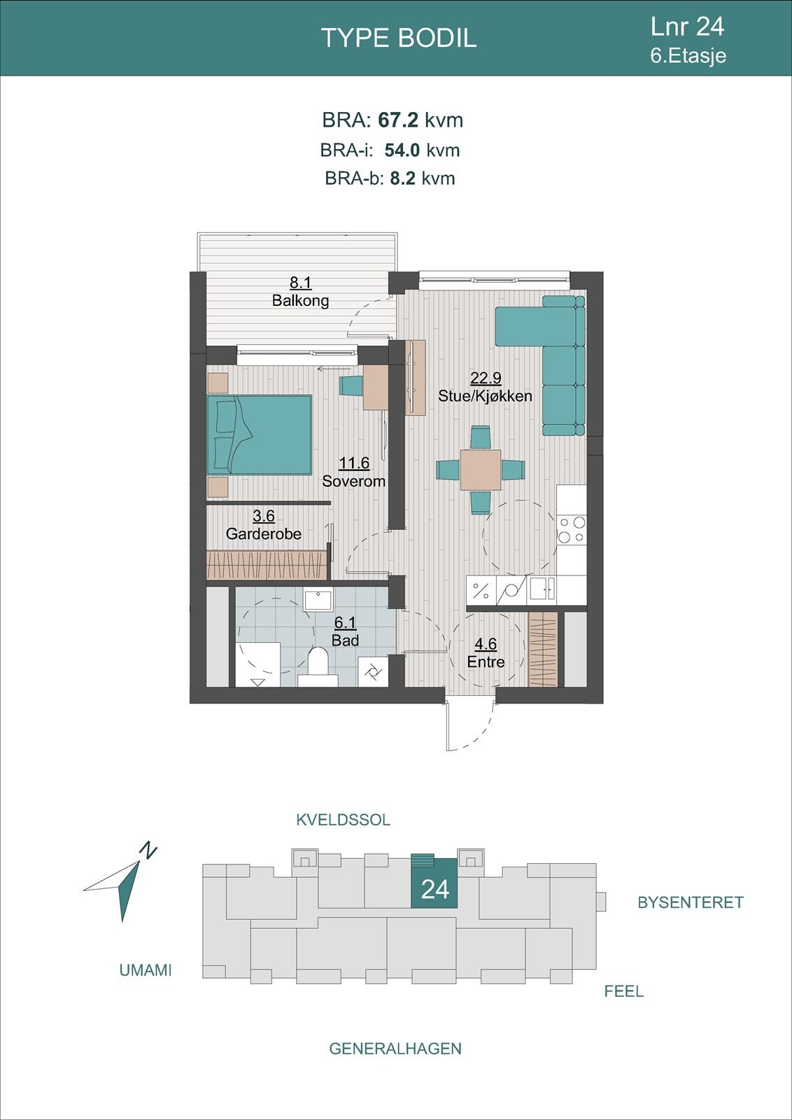 Plantegning Lnr 24 Type Bodil Galleribilde
