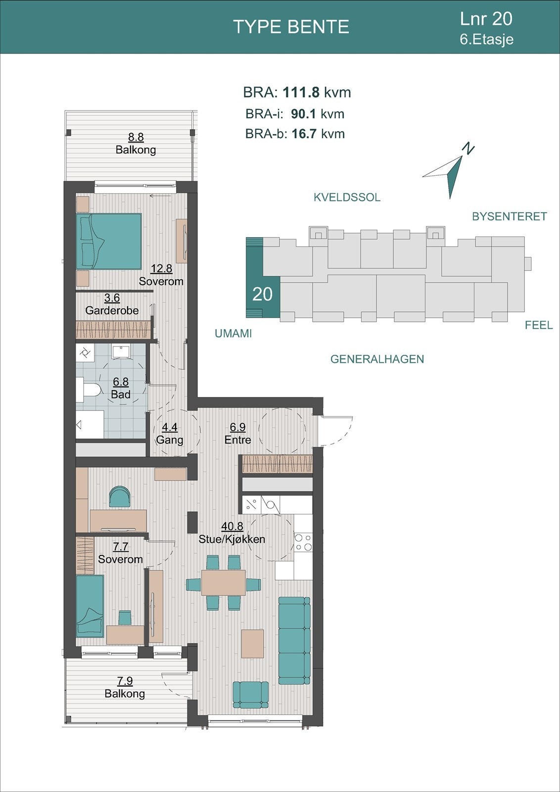 Plantegning Lnr 20 Type Bente Galleribilde