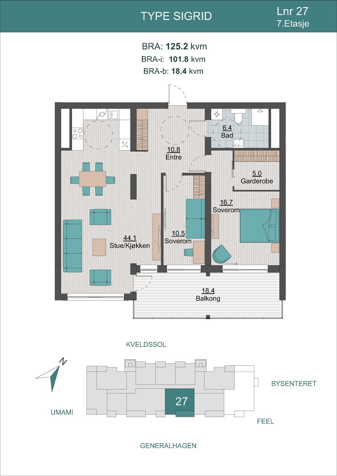 Plantegning Lnr 27 Type Sigrid Galleribilde