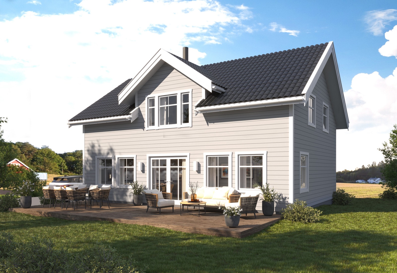 Ønsker du hjelp til å sette opp hus og garasjen? vi bistår gjerne. Om ikke dette er akkurat det dere ønsker? ta kontakt så finner vi en løsning. Galleribilde