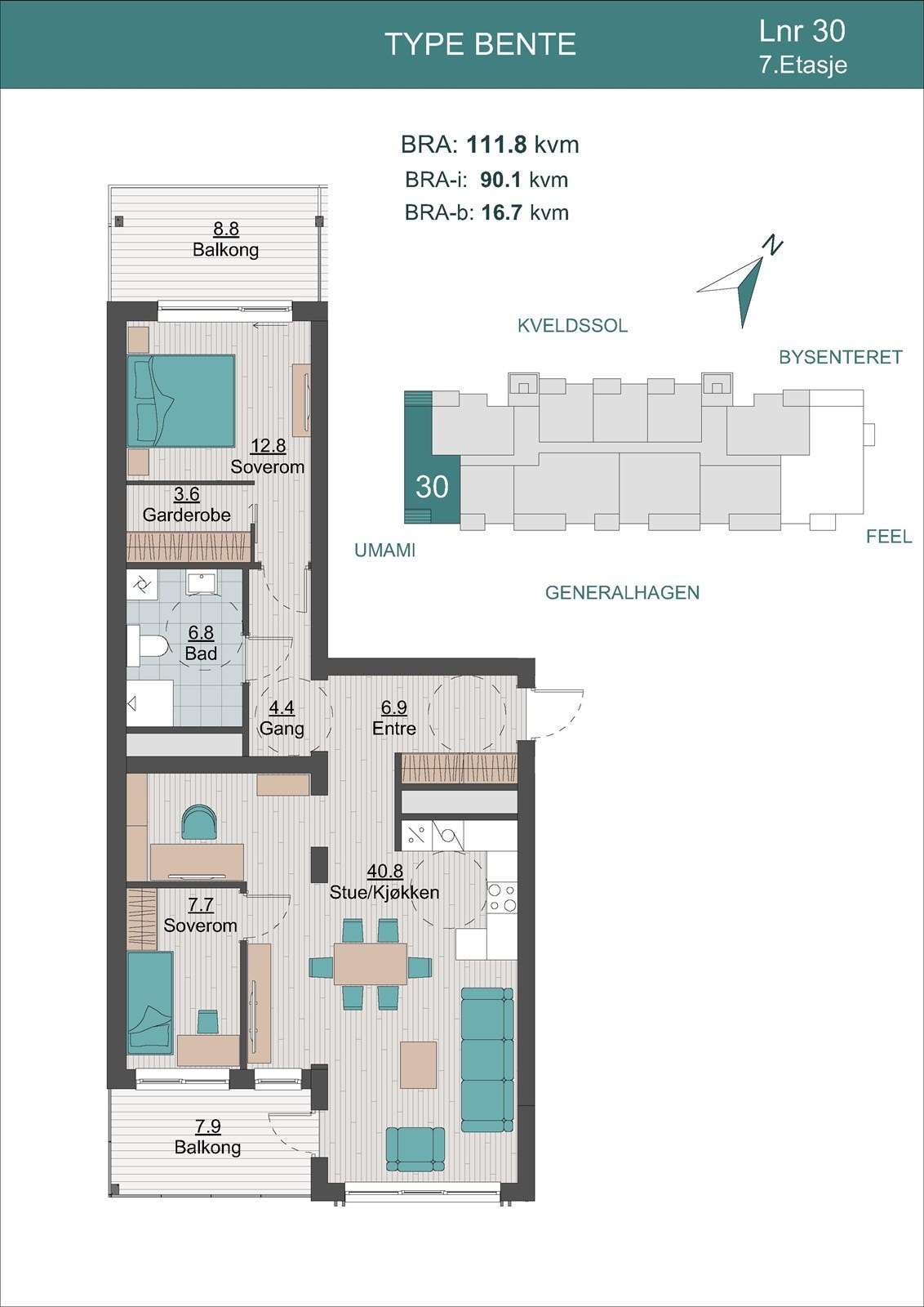 Plantegning Lnr 30 Type Bente Galleribilde