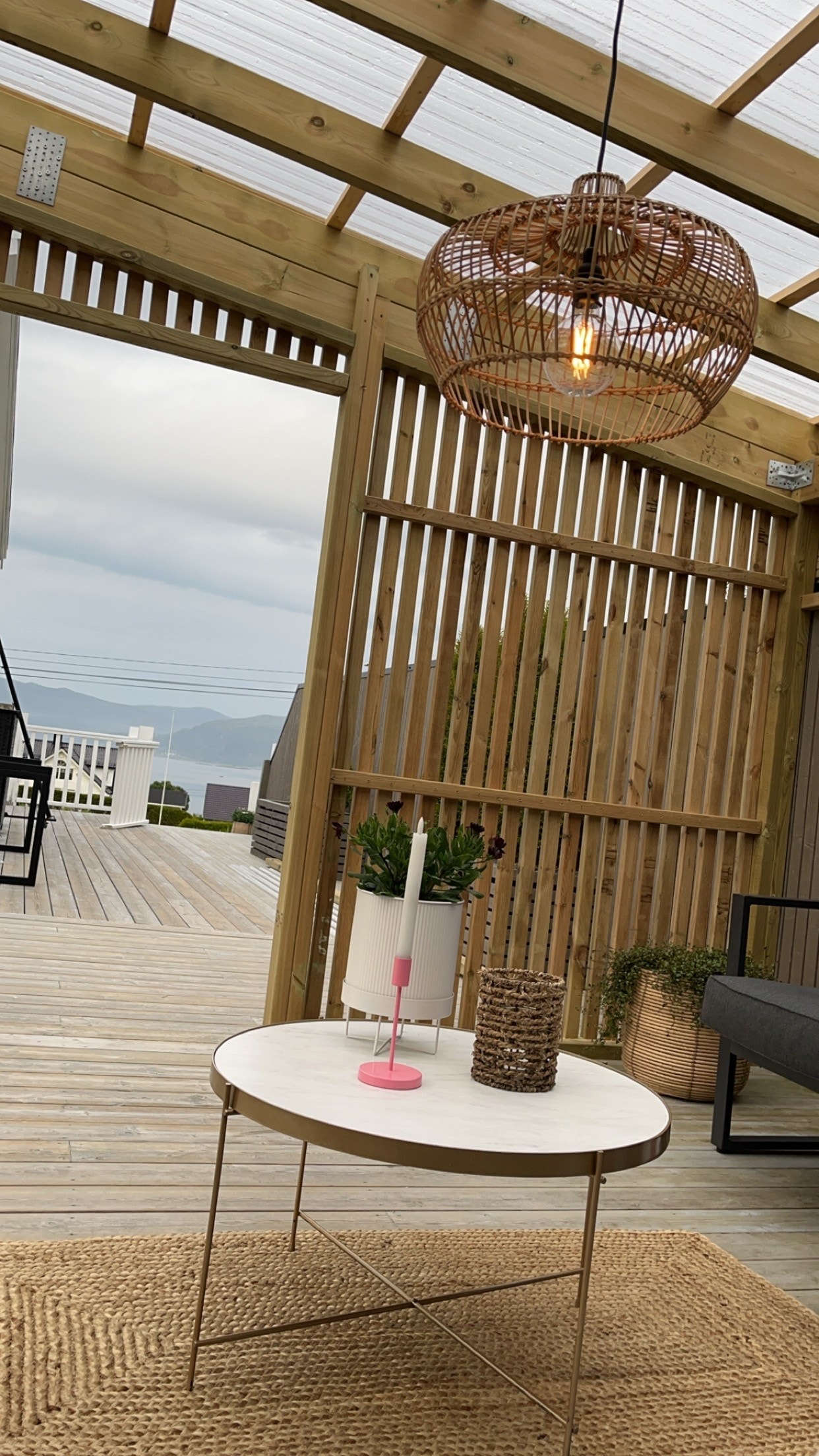 Utsikt frå pergola Galleribilde