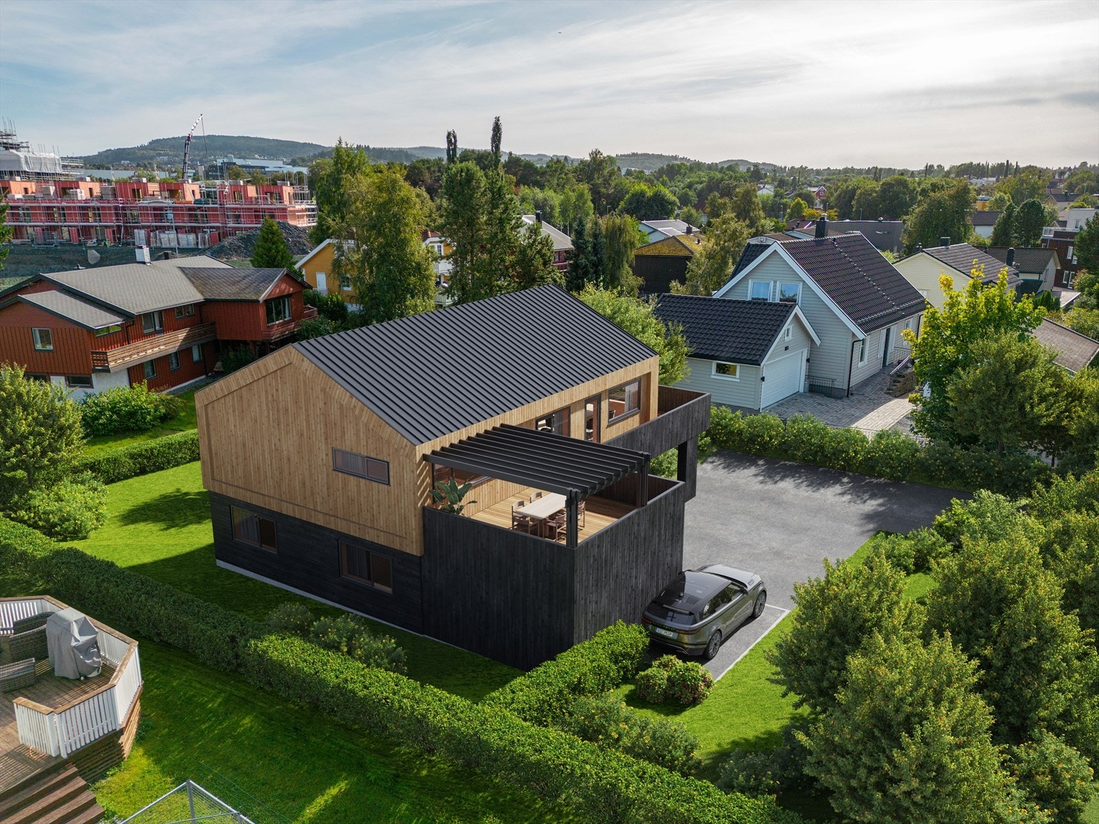 Svært innholdsrik enebolig over 2 plan. Her får du blant annet 5 soverom, 2 baderom, 2 kjøkken, vaskerom, parkering i carport og sportsbod på 8m² Galleribilde