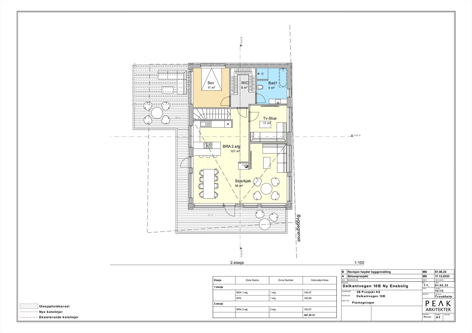 Plantegning 2. etasje Galleribilde