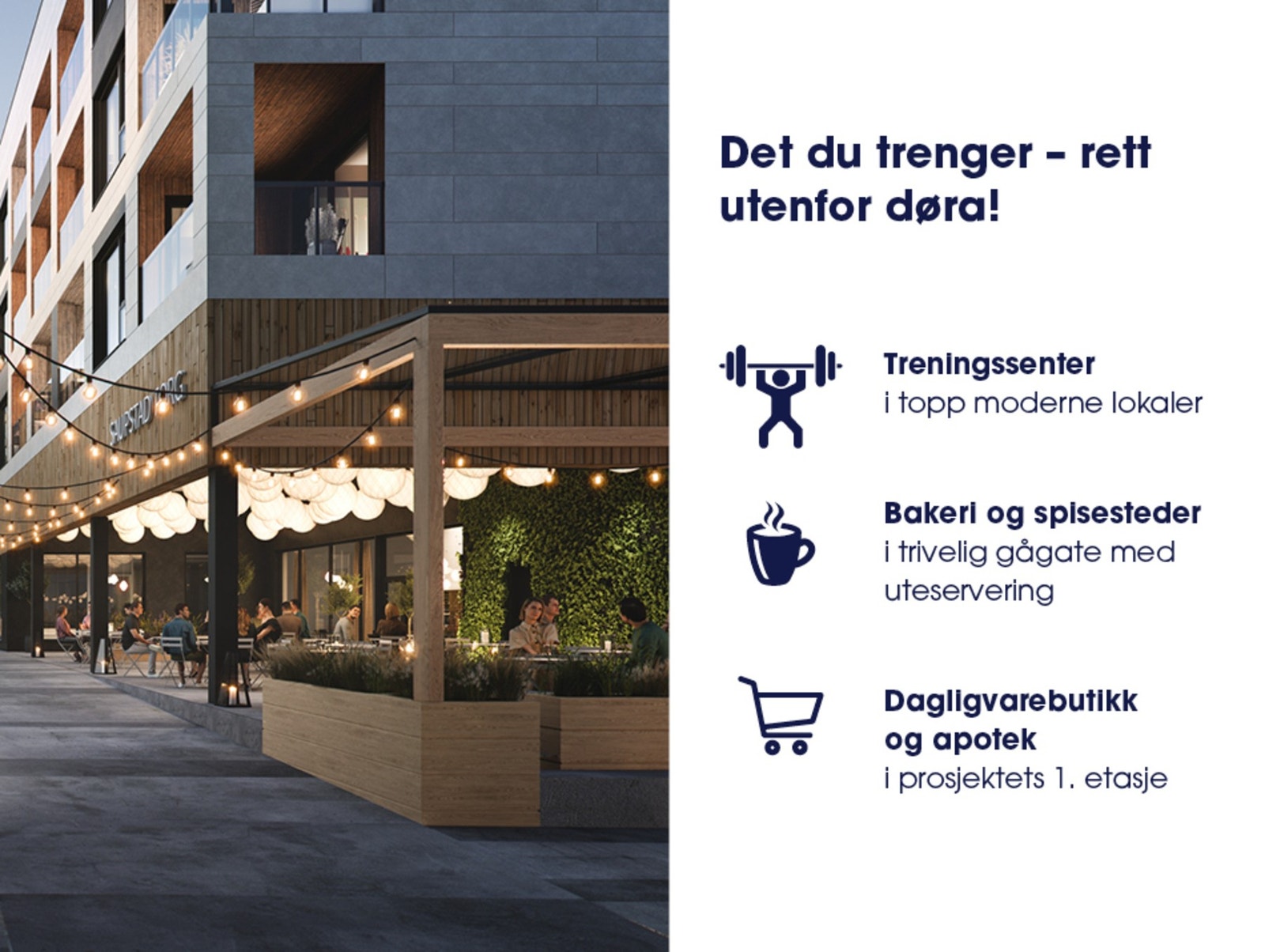 Her bor du med det meste du trenger rett i nærheten. Galleribilde