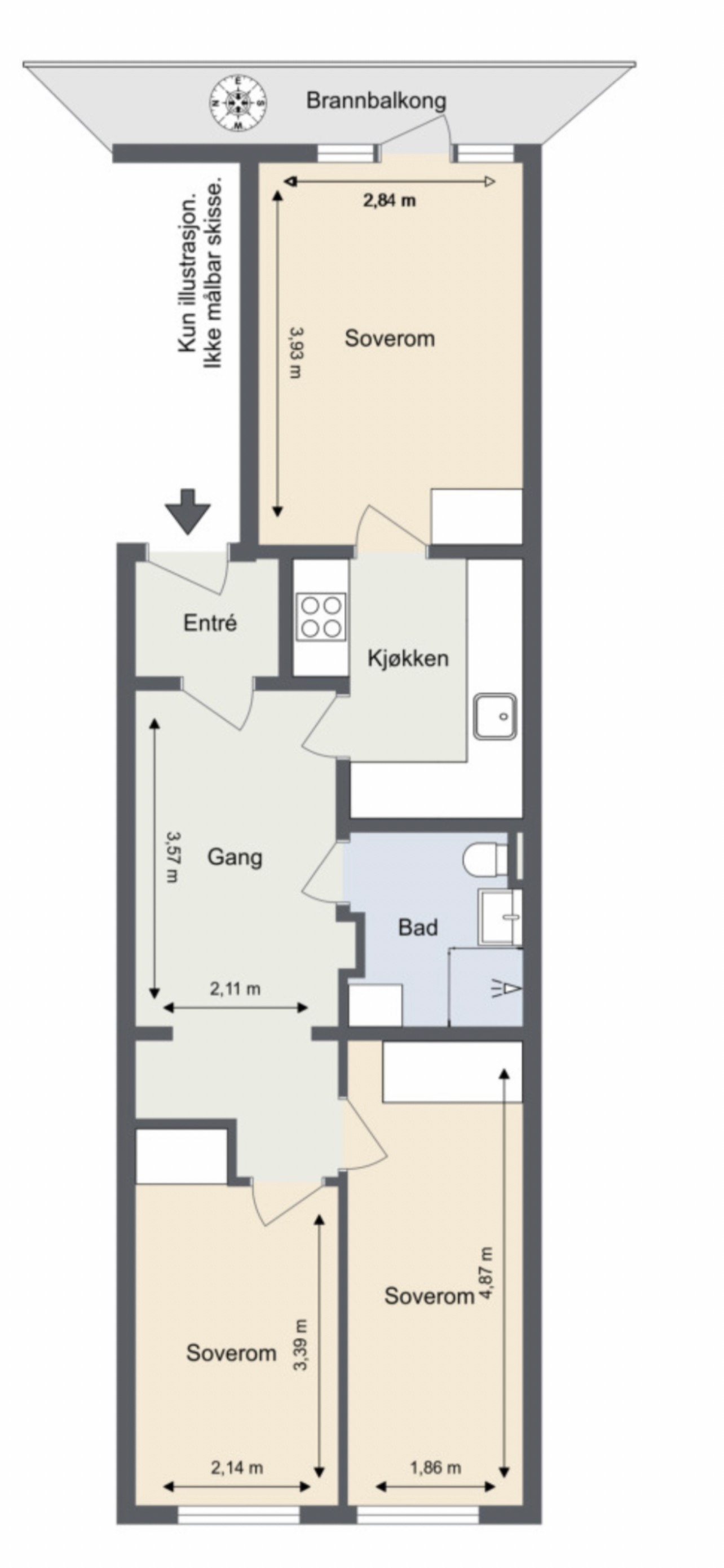 Plantegning Galleribilde