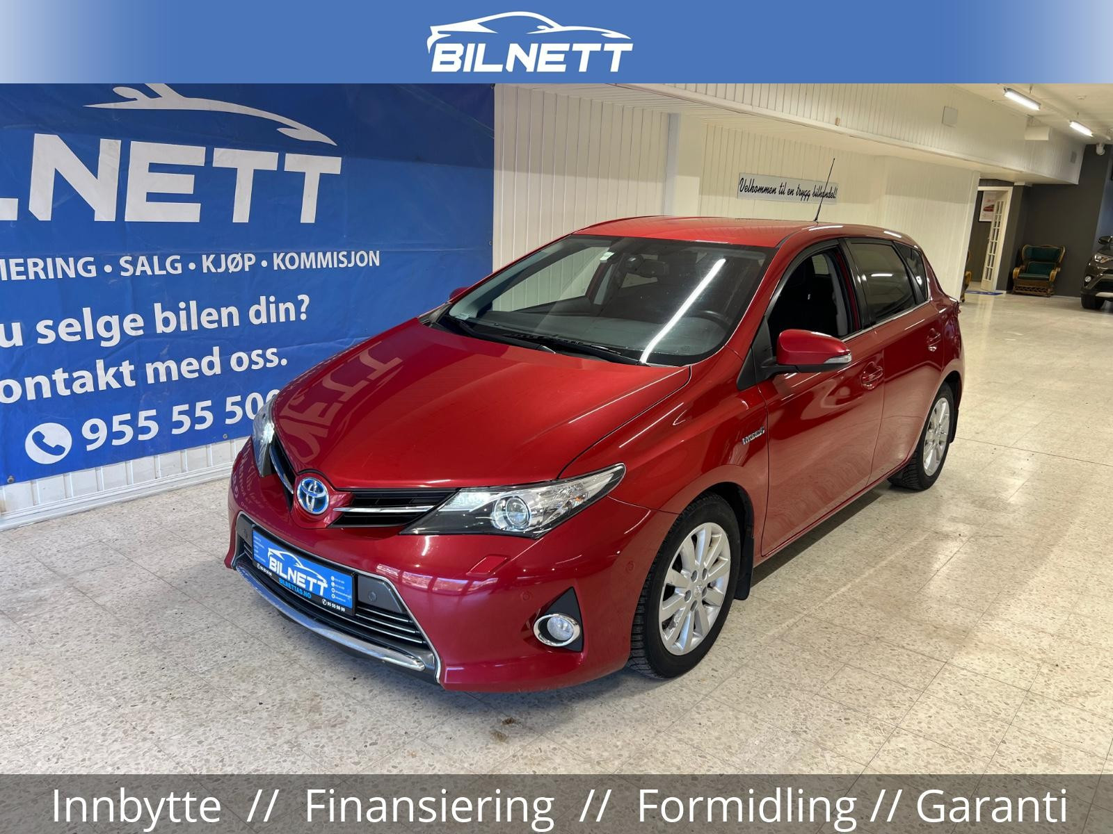Toyota Auris Hybrid 1.8 99 Hk/Hybrid/Delskinn/Cruise/DAB/R.Kam +++++