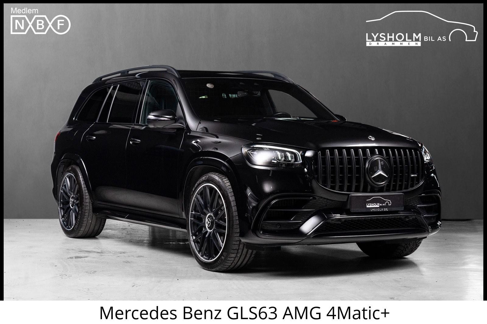 Mercedes-Benz GLS 63 AMG 4MATIC+ 612hk/Burmester3D/Nappa/23"/Carbon/Folie